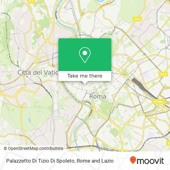 Palazzetto Di Tizio Di Spoleto map