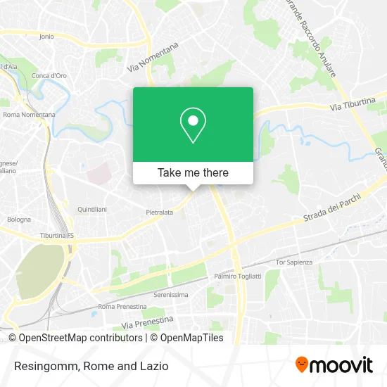 Resingomm map