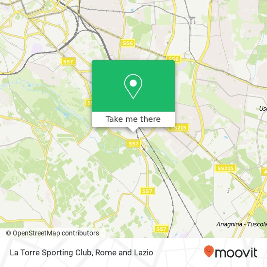 La Torre Sporting Club map