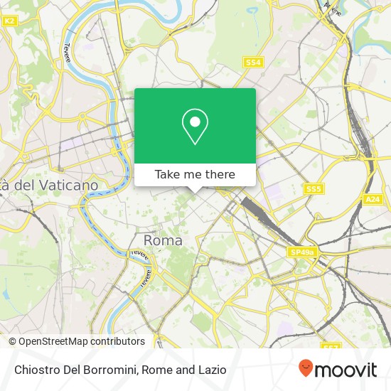 Chiostro Del Borromini map
