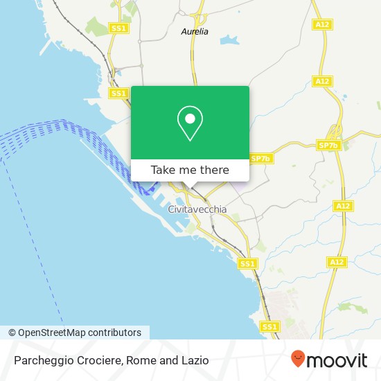 Parcheggio Crociere map