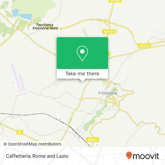 Caffetteria map