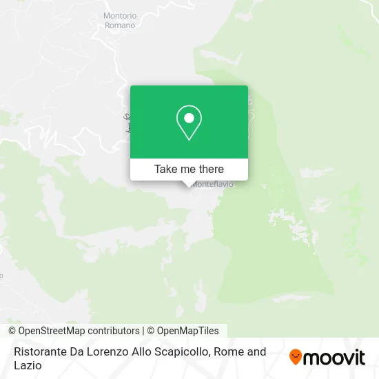 Lorenzo's Restaurant at Scapicollo map