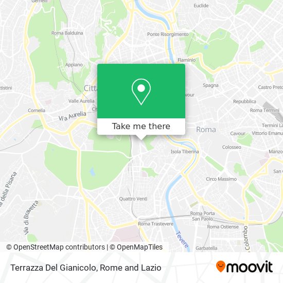 Terrazza Del Gianicolo map