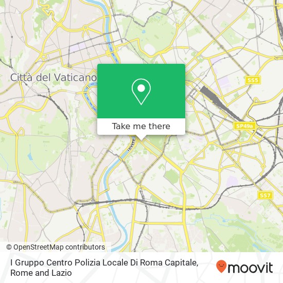 I Gruppo Centro Polizia Locale Di Roma Capitale map