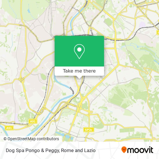 Dog Spa Pongo & Peggy map