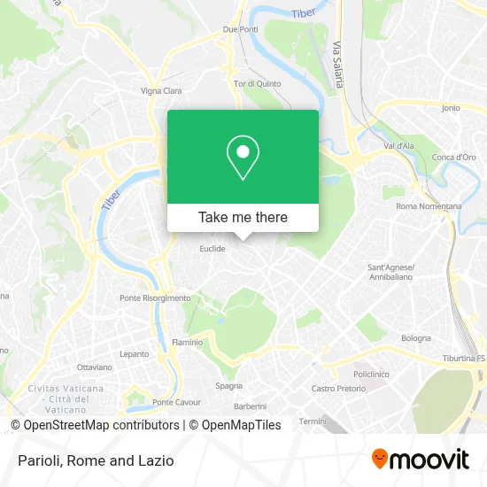 Parioli map