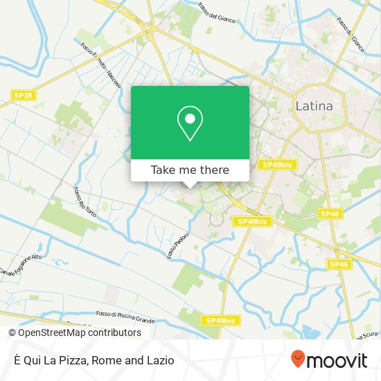 È Qui La Pizza map