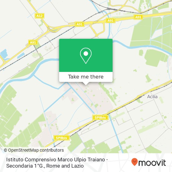 Istituto Comprensivo Marco Ulpio Traiano - Secondaria 1°G. map