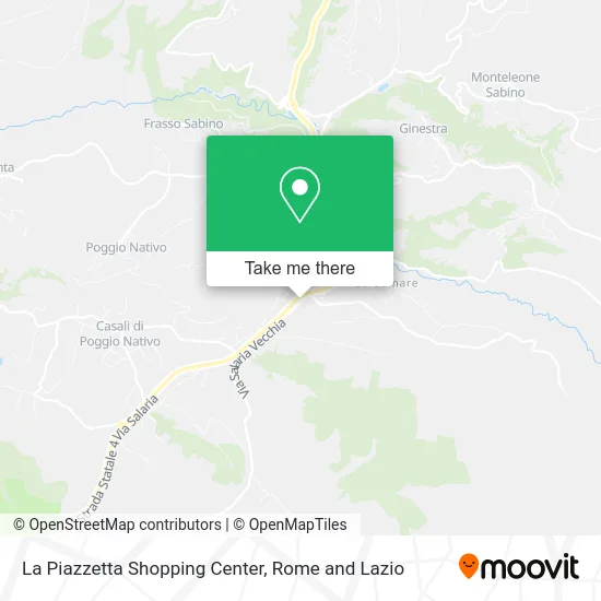 La Piazzetta Shopping Center map