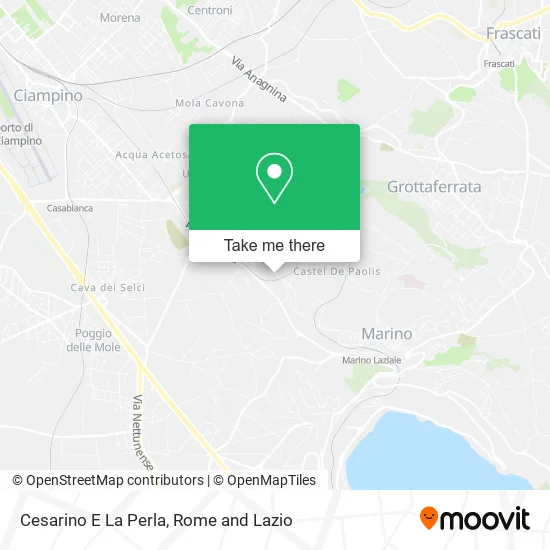 Cesarino and the Pearl map