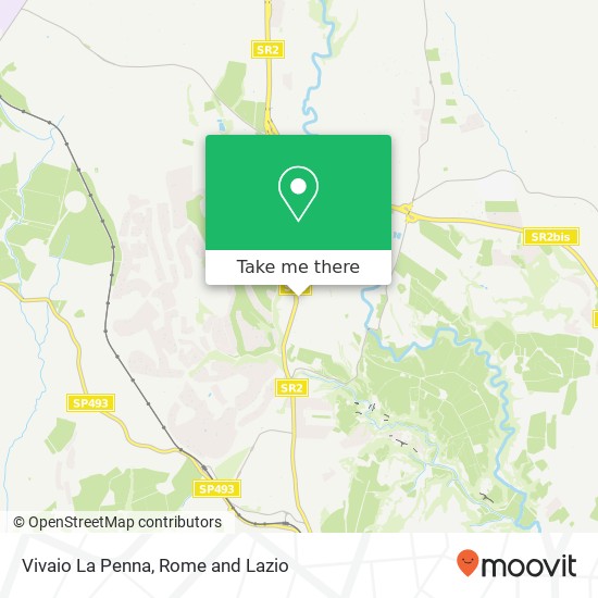 Vivaio La Penna map