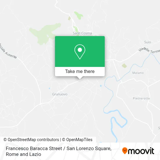 Francesco Baracca Street / San Lorenzo Square map