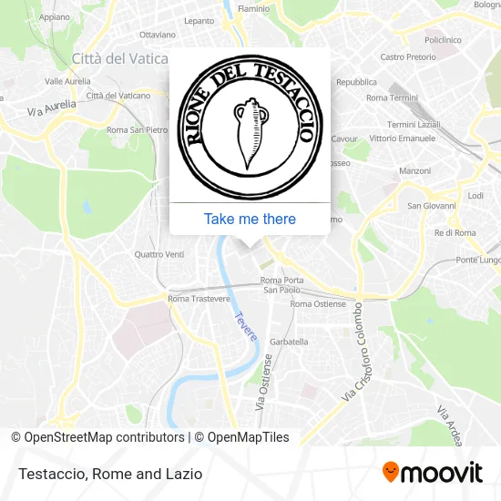 Testaccio map
