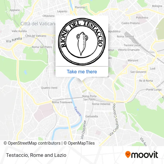 Testaccio map