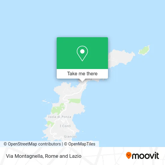 Montagnella Street map