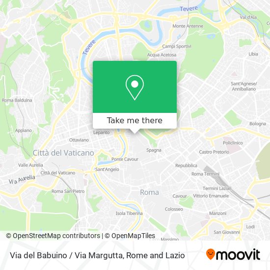 Via del Babuino / Via Margutta map
