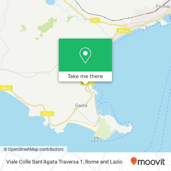 Viale Colle Sant'Agata Traversa 1 map