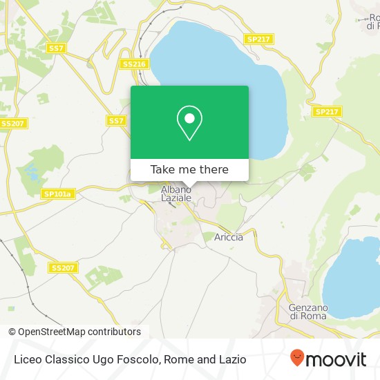 Liceo Classico Ugo Foscolo map