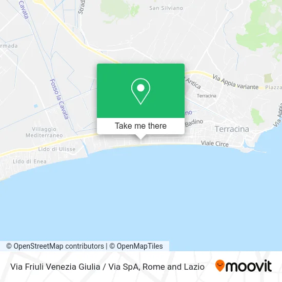 Friuli Venezia Giulia Street / SpA map