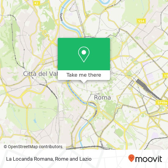 La Locanda Romana map