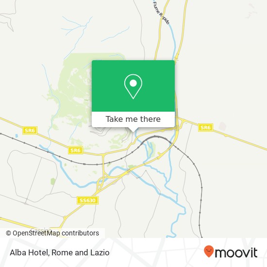 Alba Hotel map