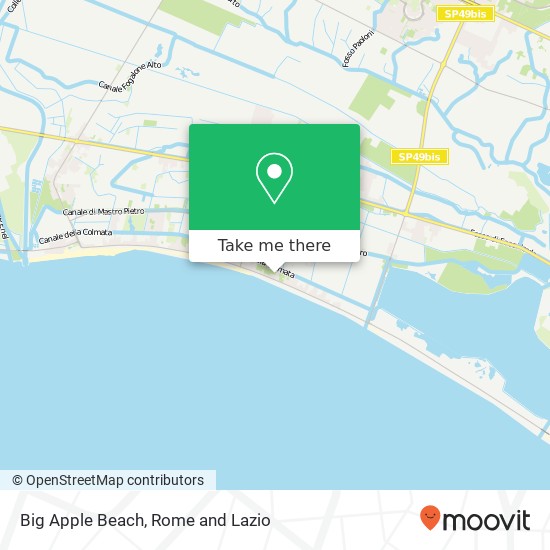 Big Apple Beach map