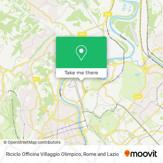 Riciclo Officina Villaggio Olimpico map