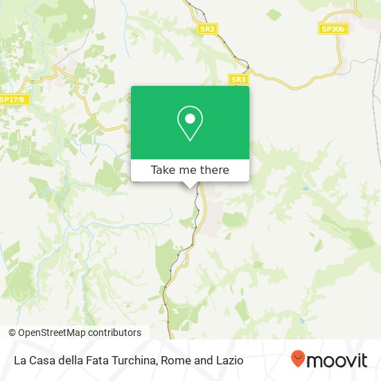 La Casa della Fata Turchina map