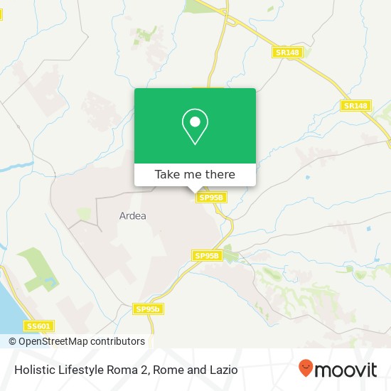 Holistic Lifestyle Roma 2 map