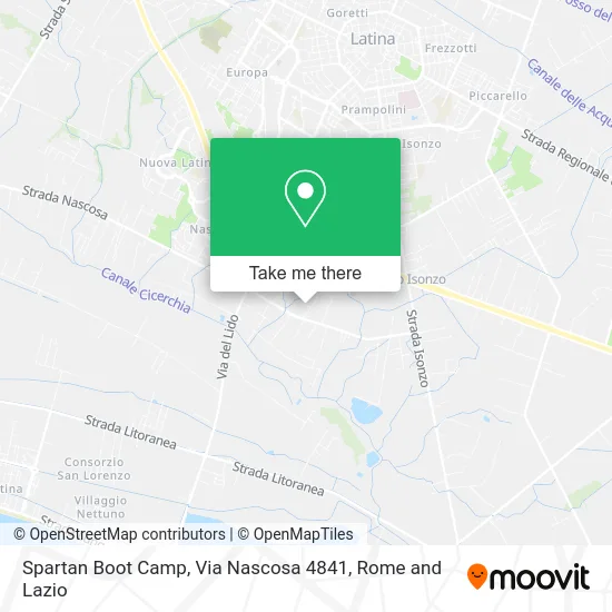 Spartan Boot Camp, Via Nascosa 4841 map