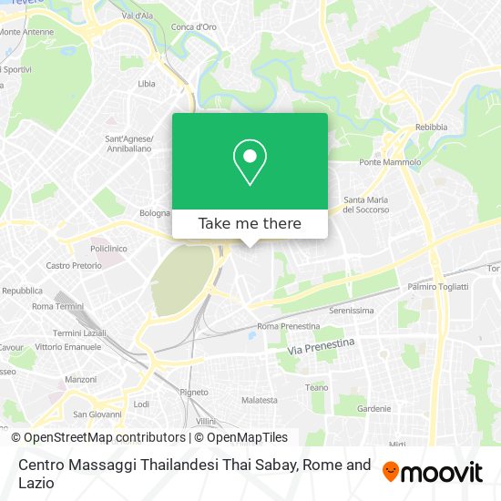 Centro Massaggi Thailandesi Thai Sabay map