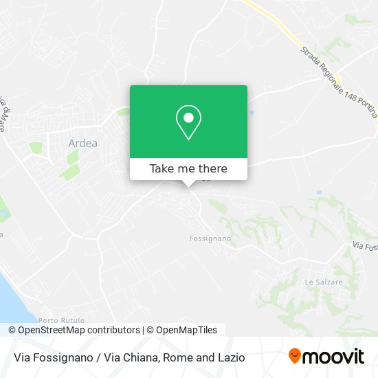 Via Fossignano / Via Chiana map