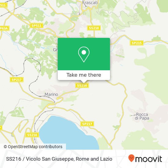 SS216 / Vicolo San Giuseppe map