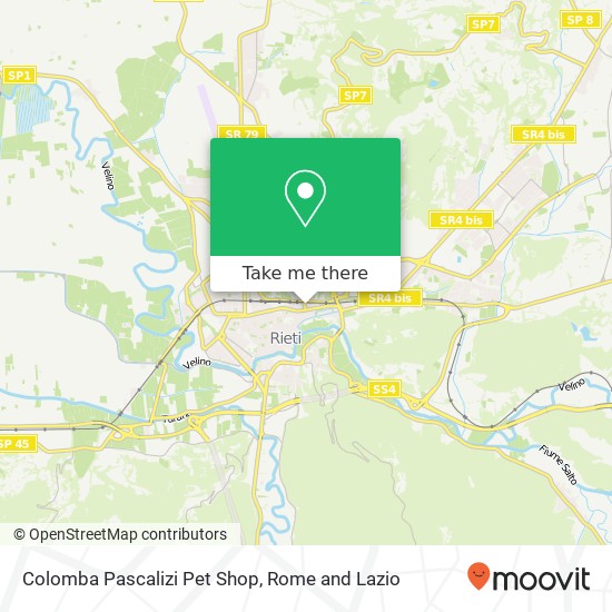 Colomba Pascalizi Pet Shop map
