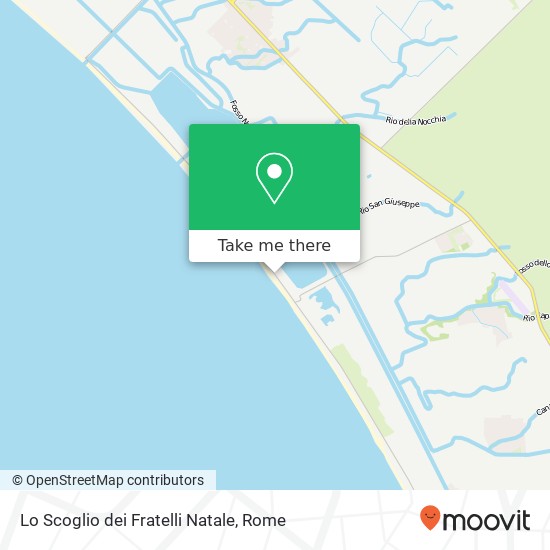 Lo Scoglio dei Fratelli Natale map