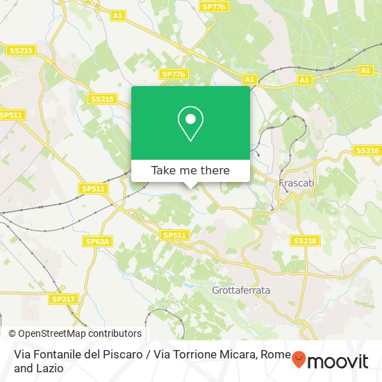 Via Fontanile del Piscaro / Via Torrione Micara map