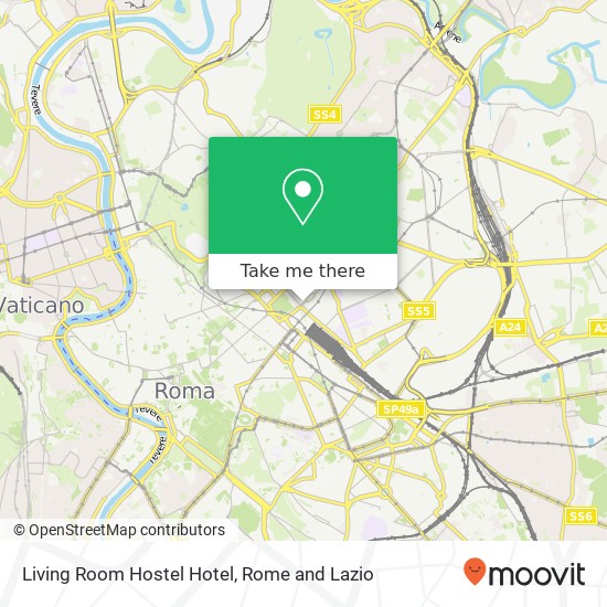 Living Room Hostel Hotel map