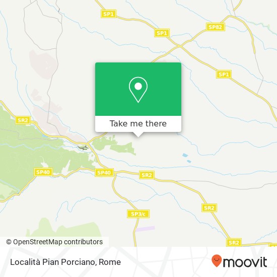 Località Pian Porciano map