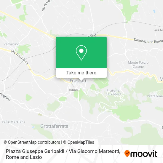 Giuseppe Garibaldi Square / Giacomo Matteotti Street map