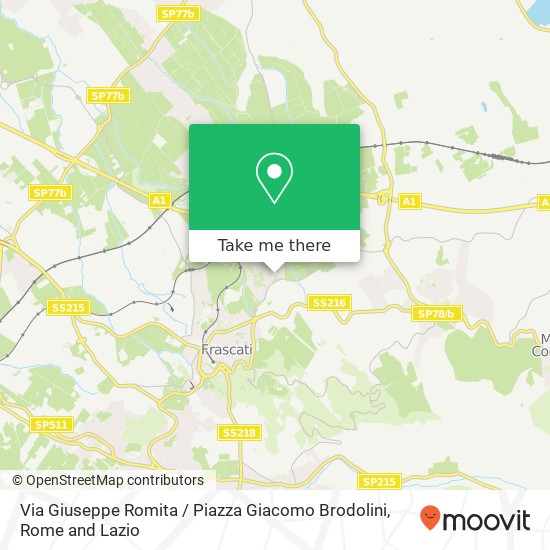 Via Giuseppe Romita / Piazza Giacomo Brodolini map