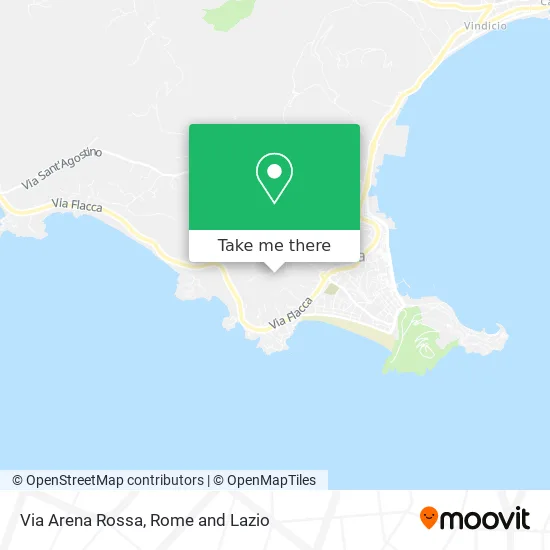 Arena Rossa Street map