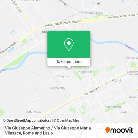Via Giuseppe Alamanno / Via Giuseppe Maria Vilaseca map