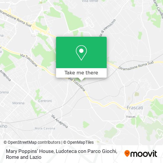 Mary Poppins' House, Ludoteca con Parco Giochi map