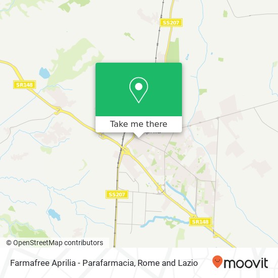 Farmafree Aprilia - Parafarmacia map