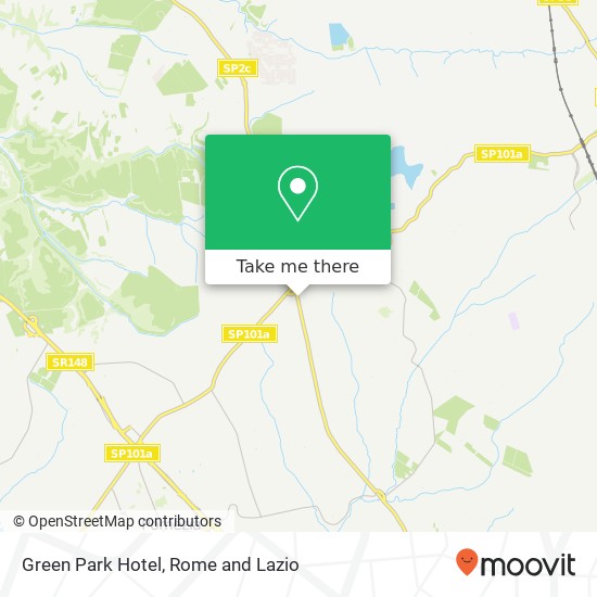 Green Park Hotel map