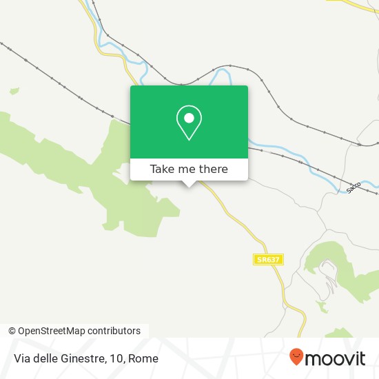 Via delle Ginestre, 10 map