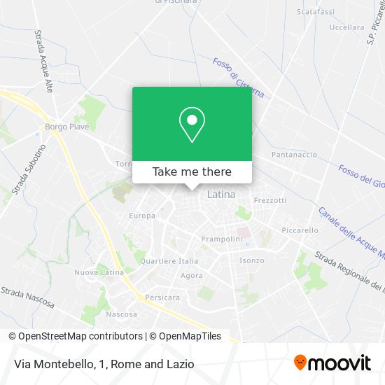 Via Montebello, 1 map