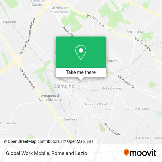 Global Work Mobile map