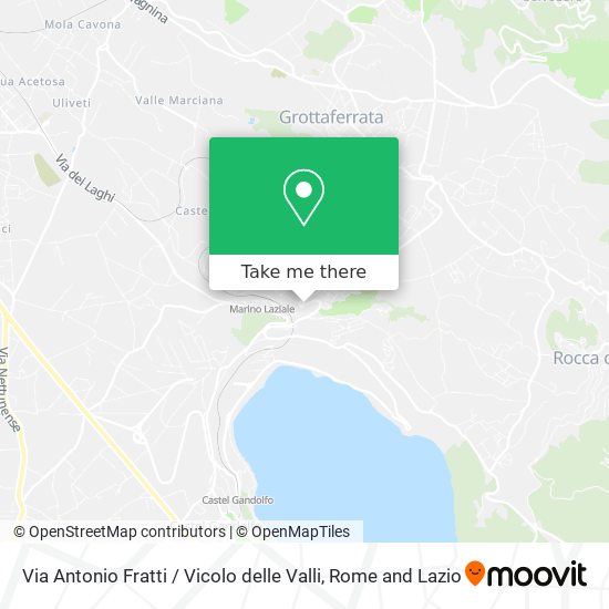 Via Antonio Fratti / Vicolo delle Valli map